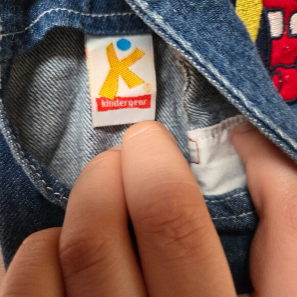 3 For 25🥳❤️ Vintage Kindergear Denim Overalls – Size 18 Months - Picture 7 of 8